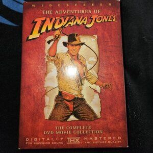 The Adventures of Indiana Jones Trilogy Complete DVD Collection Box set CIB